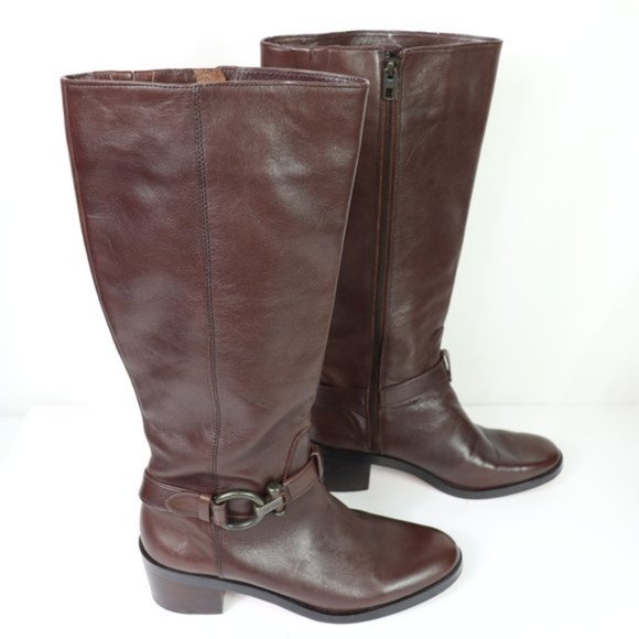 Coach Shoes - Coach Carolina leather riding boot size 10